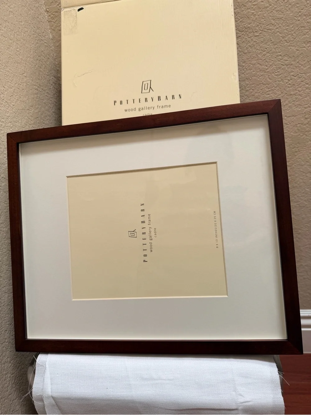 Pottery Barn Espresso Wood Gallery Frame..